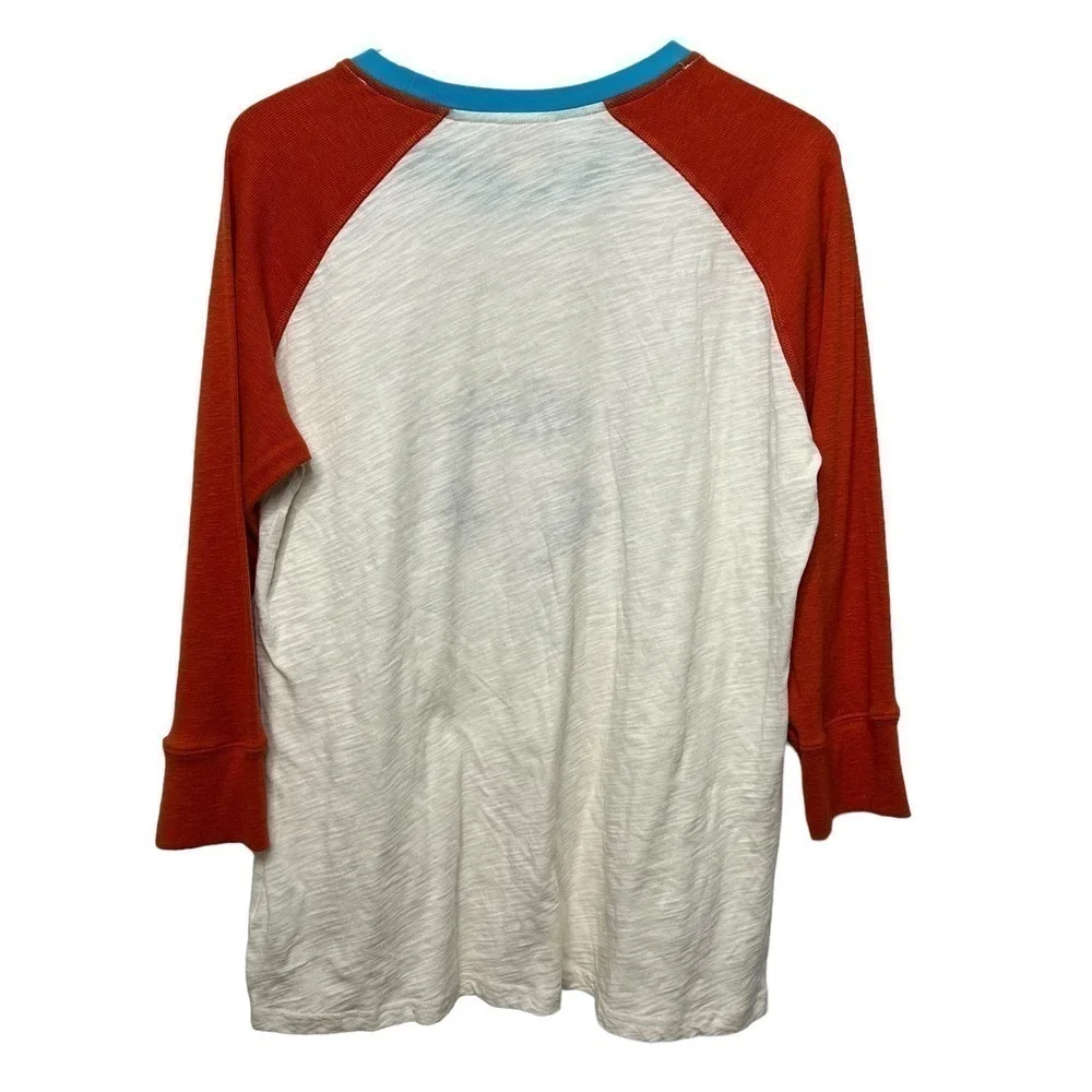 Ariat Studded Cow Skull Women's Shirt Cream XXL - Picture 2 of 5